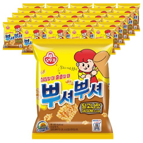 오뚜기 뿌셔뿌셔 달고나맛, 48개, 90g