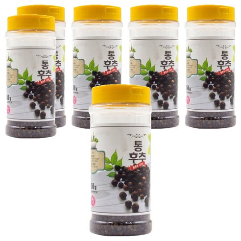 해가원 햇살나래 통후추, 6개, 150g