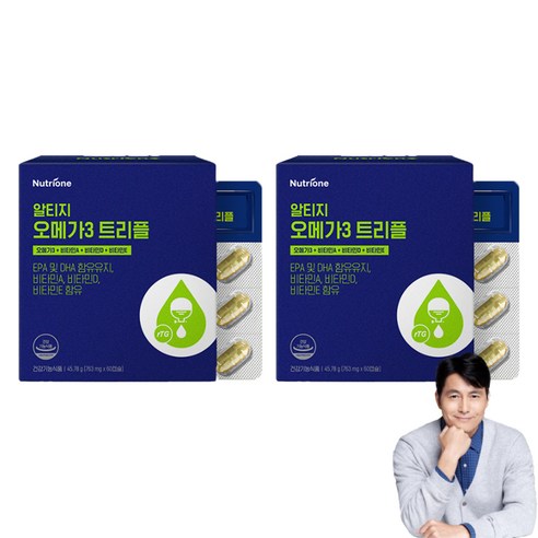 뉴트리원 알티지 오메가3 트리플, 60정, 2개