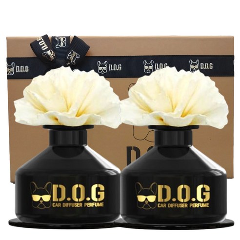 도그독 차량용 디퓨저 100ml 2개, 블랙체리, 1세트