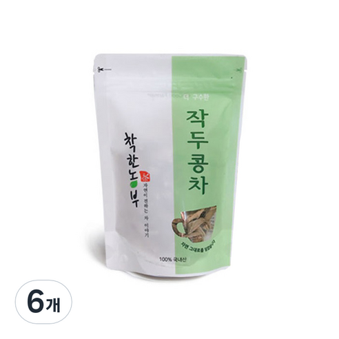 착한농부 작두콩차, 40 g, 6개