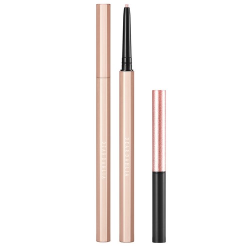 디어달리아 퍼펙트 디자이닝 아이라이너 펜슬 세트 13g, 1세트, 글리터 핑크