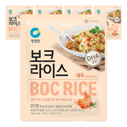 청정원 보크라이스 새우, 24g, 5개