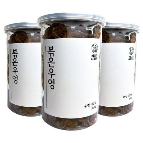 헬로우그린 국내산 볶은 우엉, 180g, 3개