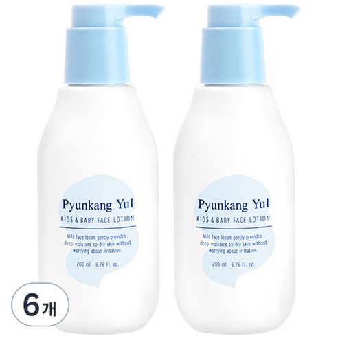 편강율 키즈앤베이비 페이스로션 스위트 오렌지, 200ml, 6개