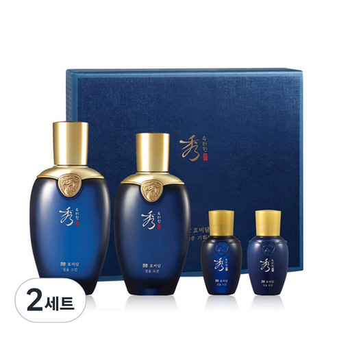 수려한 효비담 정율 남성 화장품 2종 세트, 2세트