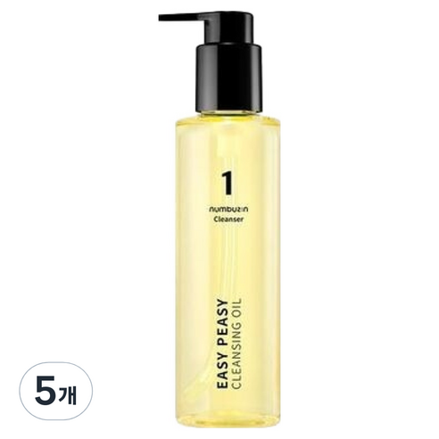 넘버즈인 1번 말끔 순삭 클렌징오일, 200ml, 5개