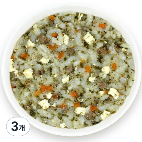 짱죽 실온 이유식 후기 진밥, 소고기흰콩진밥, 160g, 3개