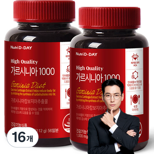 뉴트리디데이 다이어트 가르시니아 1000, 112정, 16개
