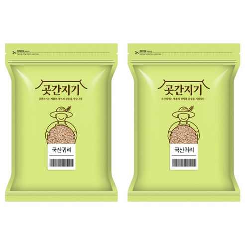 곳간지기 국산 귀리, 1kg, 2개
