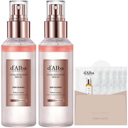 달바 화이트 트러플 바이탈 인텐시브 세럼 100ml x 2p + 세럼 클렌저 3ml x 5p 세트, 1세트