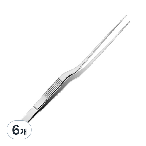 보우마켓 귀집게 핀셋, 6개, 1개입