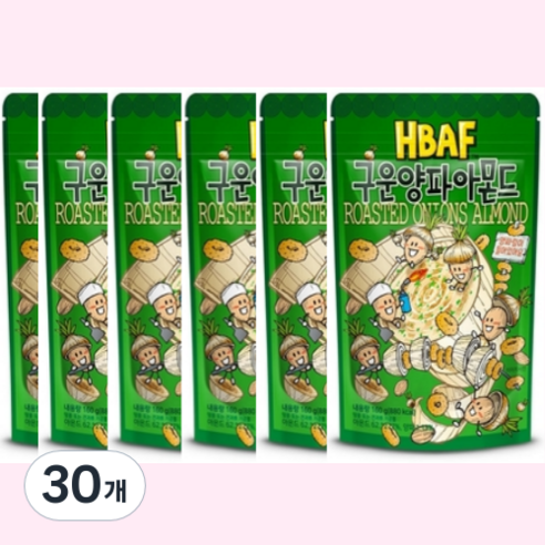 바프 구운양파 아몬드, 30g, 30개