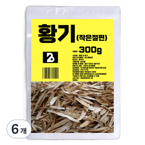비니플랑센 작은 절편 황기, 300g, 6개