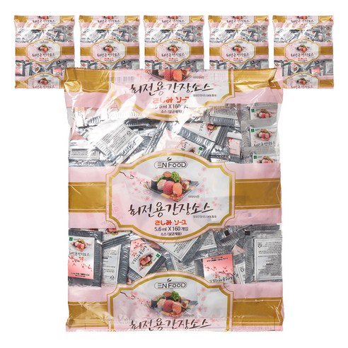 이엔푸드 회전용 간장소스, 896ml, 6개