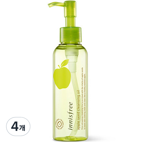 이니스프리 애플 씨드 클렌징 오일, 150ml, 4개