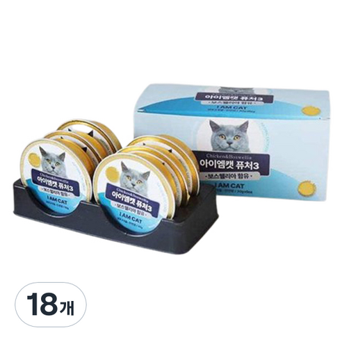 아이엠캣 고양이 퓨처3 습식사료, 30g, 18개, 치킨(보스웰리아 함유)