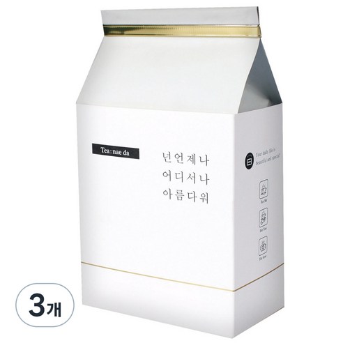 티내다 생강차 삼각티백, 3개, 1g, 50개입