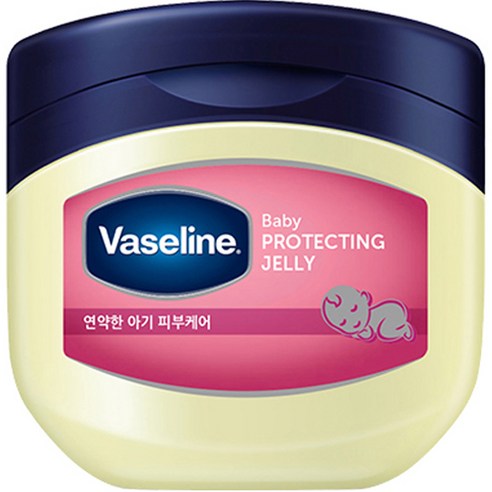 건조한 피부를 위한 신랑아이템, 바세린 프로텍팅 젤리 베이비 바디버터 베이비 파우더향