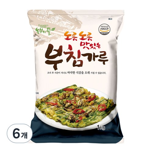 농부의뜰 부침가루, 1kg, 5개