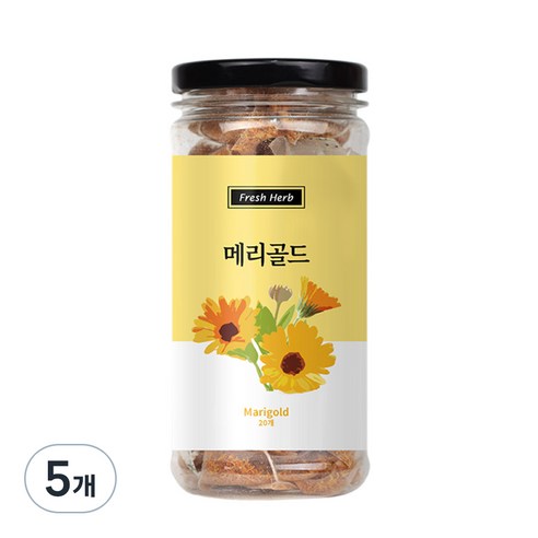 신선약초 메리골드차 삼각티백, 1.5g, 20개입, 5개