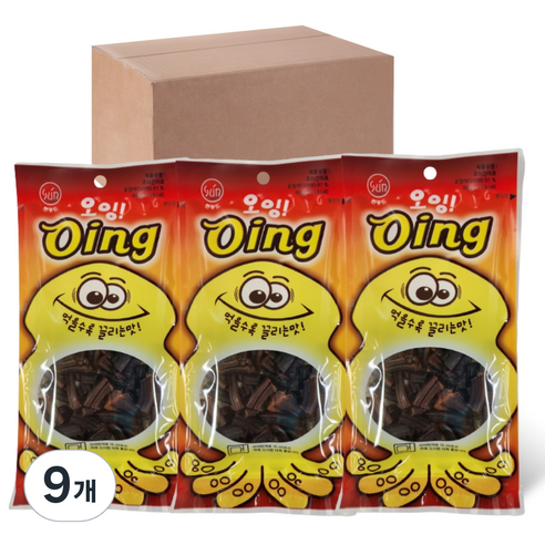 썬푸드 오잉 조미건어포, 40g, 9개