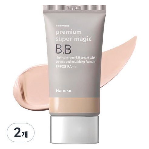 한스킨 프리미엄 수퍼 매직 비비크림 SPF30 PA++, 45g, 2개