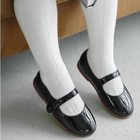 편안하고 세련된 발걸음을 위한 베이비잼 발소리 여아용 조이 메리제인 플랫슈즈