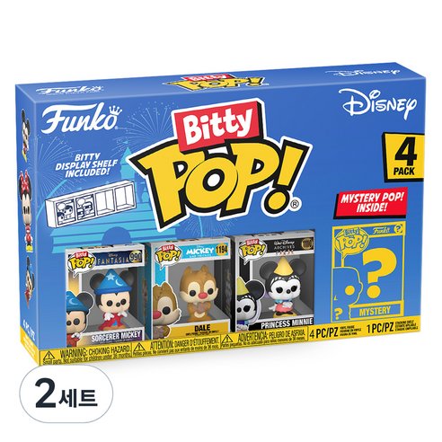 팝 디즈니 마법사 미키 피규어 4pk, 2세트