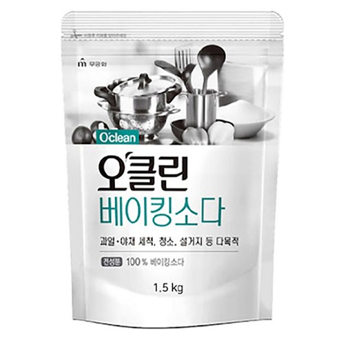 오클린 베이킹소다 리필, 1.5kg, 1개