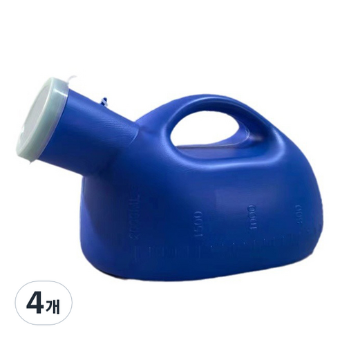 조인메이드 남성용 간이 휴대용 소변통, 블루, 4개