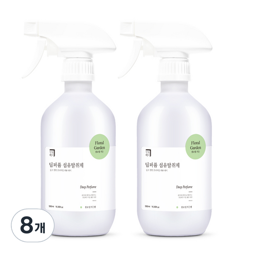 살림백서 딥퍼퓸 섬유탈취제, 500ml, 8개, 플로럴가든