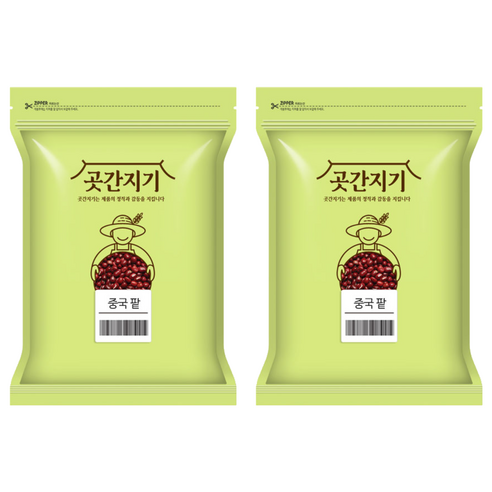 곳간지기 중국산 팥, 1kg, 2개