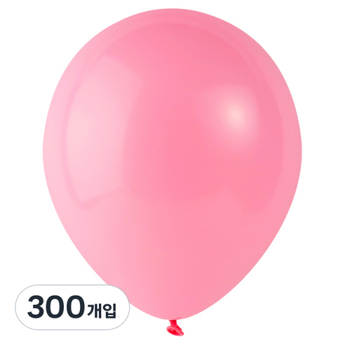 파티팡 풍선 라운드 30cm, 핑크, 300개입