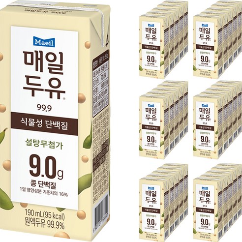 매일유업 매일두유 99.9, 190ml, 144개