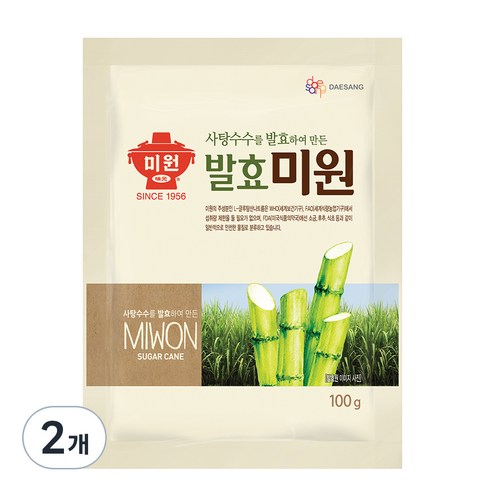 대상 발효 미원, 100g, 2개