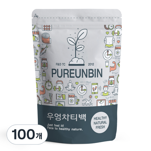 푸른빈 우엉차 삼각티백, 100개, 1.5g