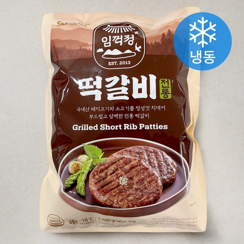 삼양 임꺽정 떡갈비 전통 (냉동) 1400g, 1개