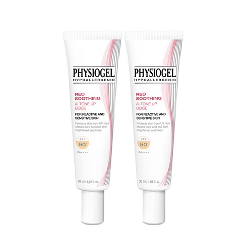 피지오겔 레드 수딩 AI 톤업 베이지 선스크 SPF50+ PA++++, 30ml, 1개