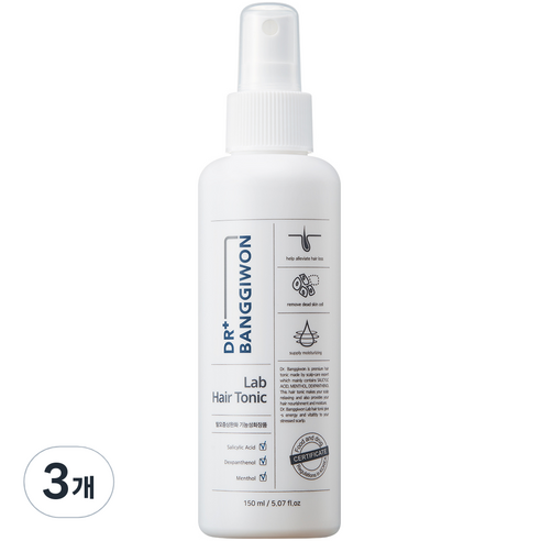 닥터방기원 랩 헤어토닉, 150ml, 3개