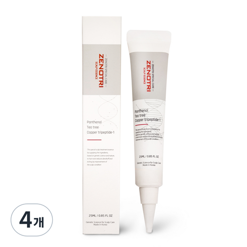 제노트리 두피 에센스, 25ml, 4개