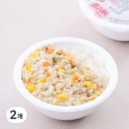 배냇밀 영양 닭안심 덮밥, 혼합맛, 160g, 2개