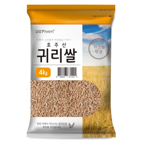 대구농산 호주산 귀리쌀, 4kg, 1개