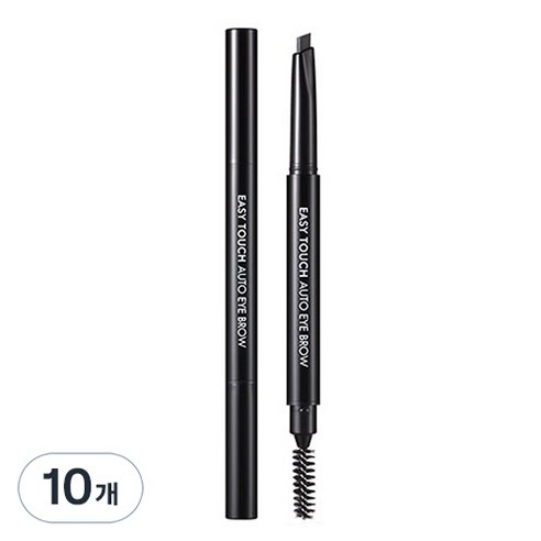 토니모리 이지터치 오토 아이브로우 0.4g, 01 블랙, 10개