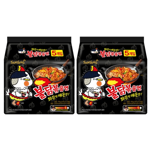   삼양 불닭볶음면 봉지라면 140g, 10개