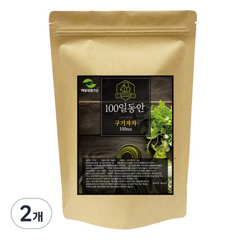 해밀생활건강 구기자차, 1.2g, 100개입, 2개