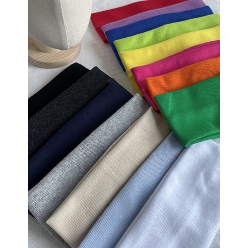 일상에 스며드는 부드러움과 스타일, 바나나랜드 면 CR 무지 헤어밴드