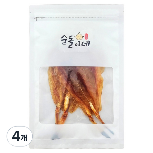 순돌이네 꼬리아귀포, 4개, 300g