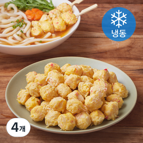 지엔씨푸드 랍스타향 피쉬볼 (냉동), 500g, 4개