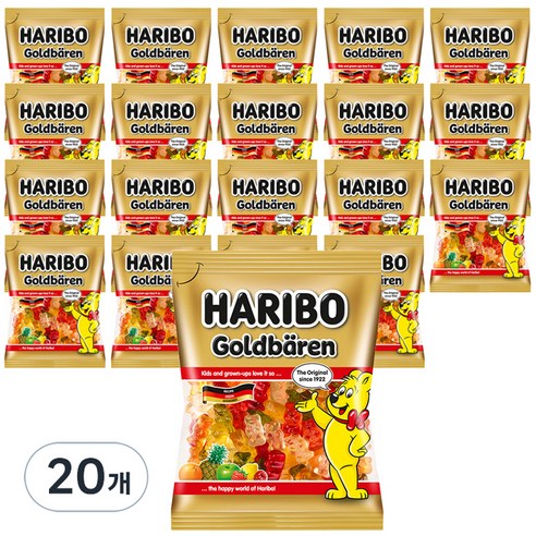 하리보 골드베렌 젤리, 100g, 20개